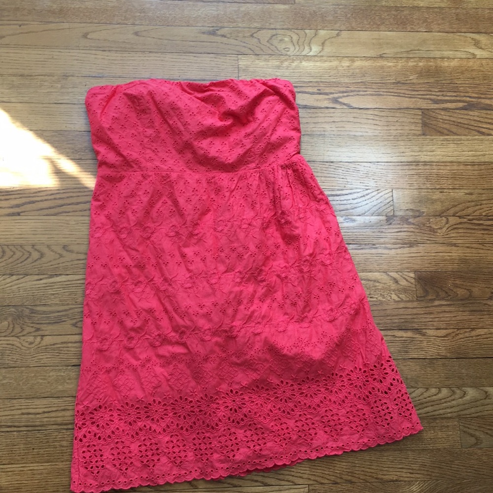 Super cute Strapless cotton dress